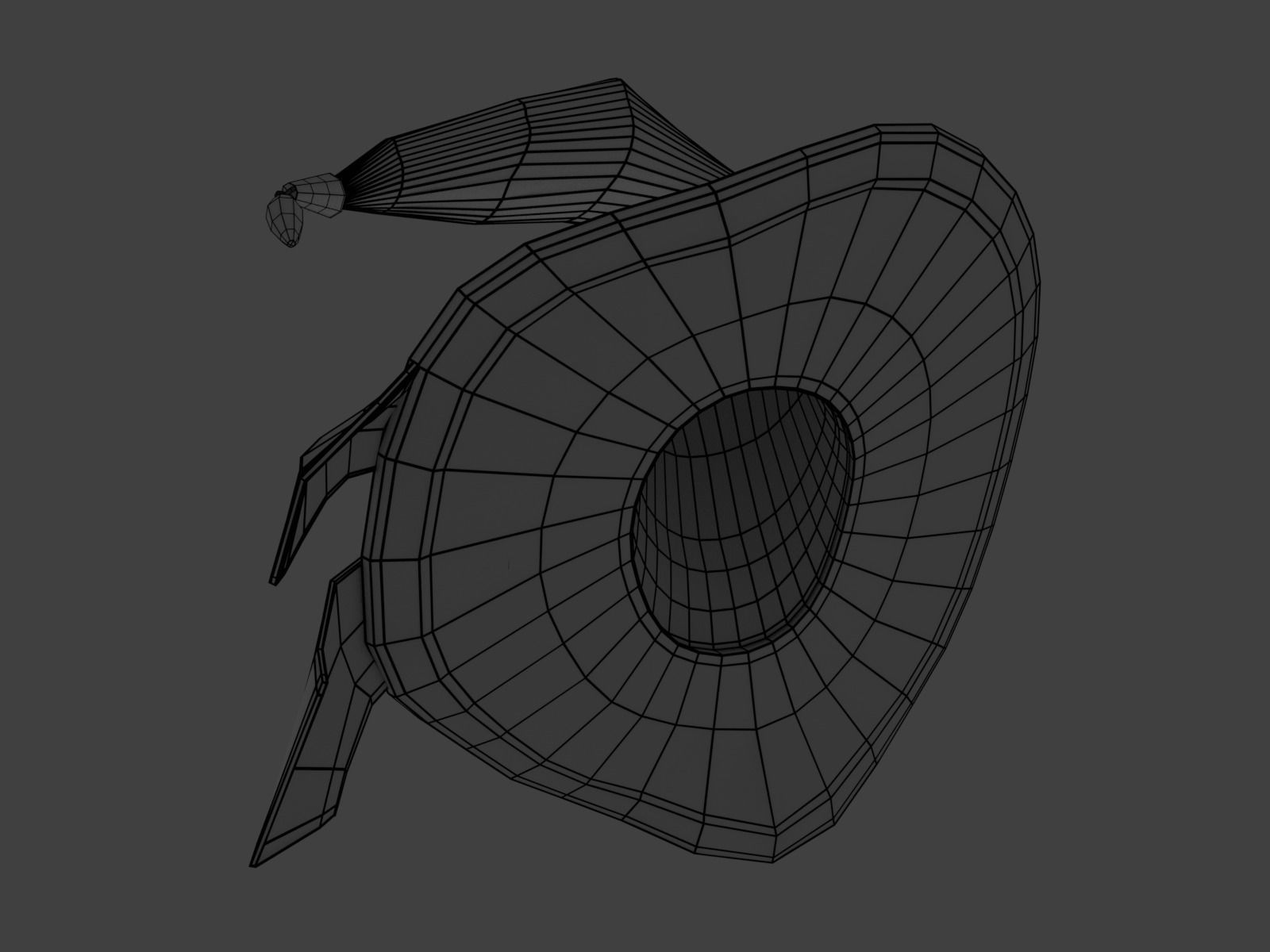 Witch Hat Low-poly 3D model_8