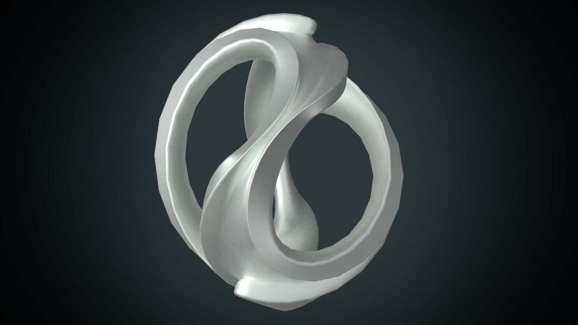 Twisted artifact 3D print model_3