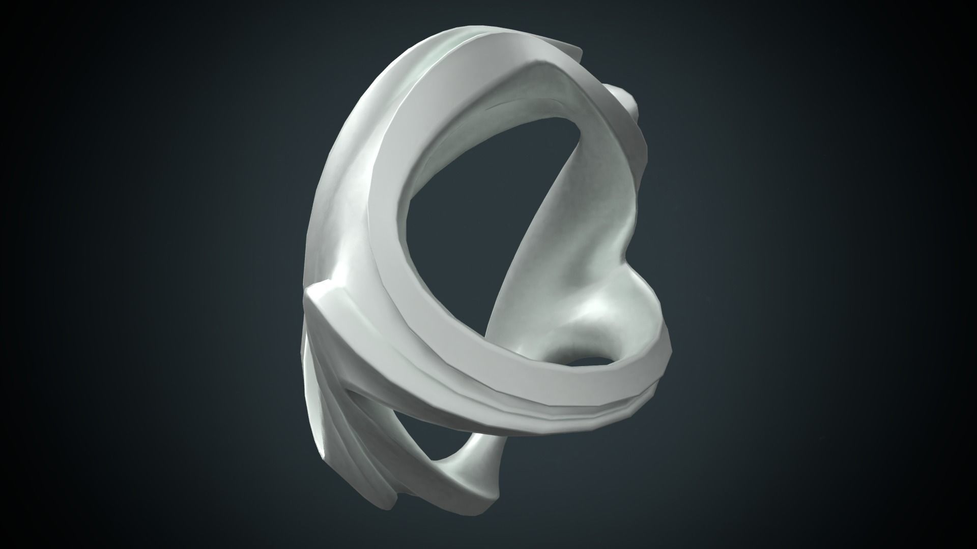 Twisted artifact 3D print model_5