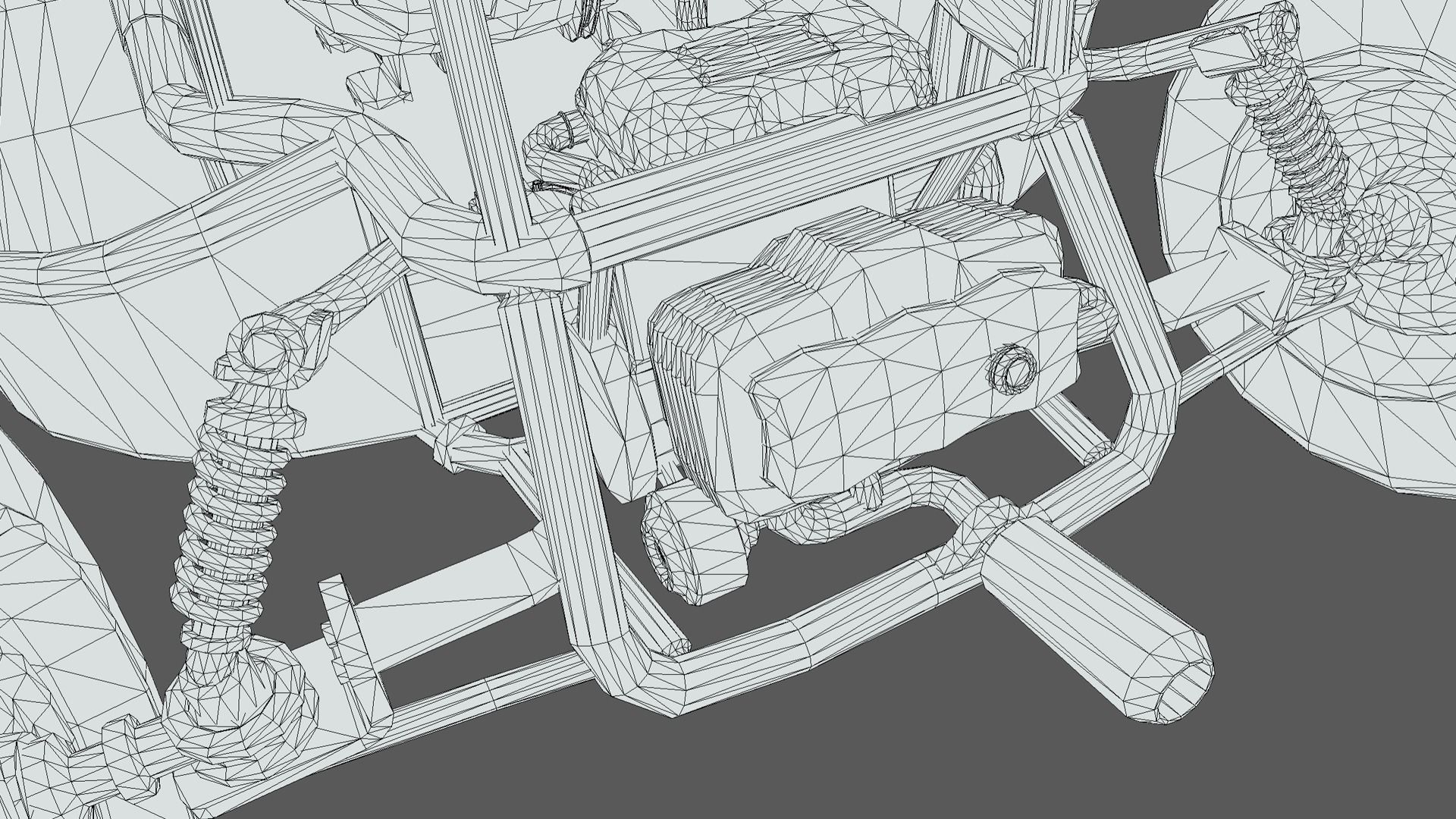 Buggy PBR dune Low-poly 3D model_13