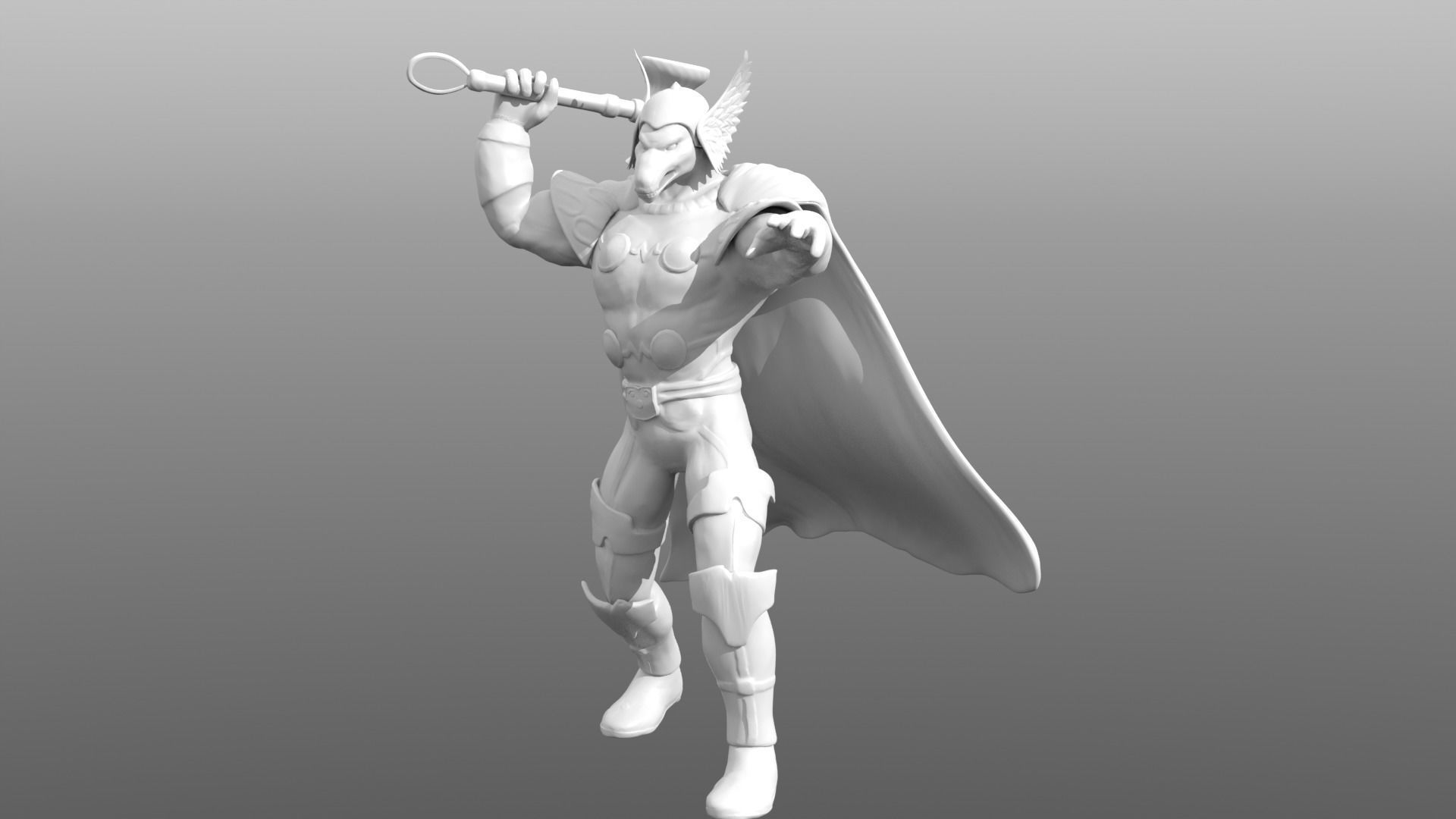 Beta Ray Bill 3D print model_6