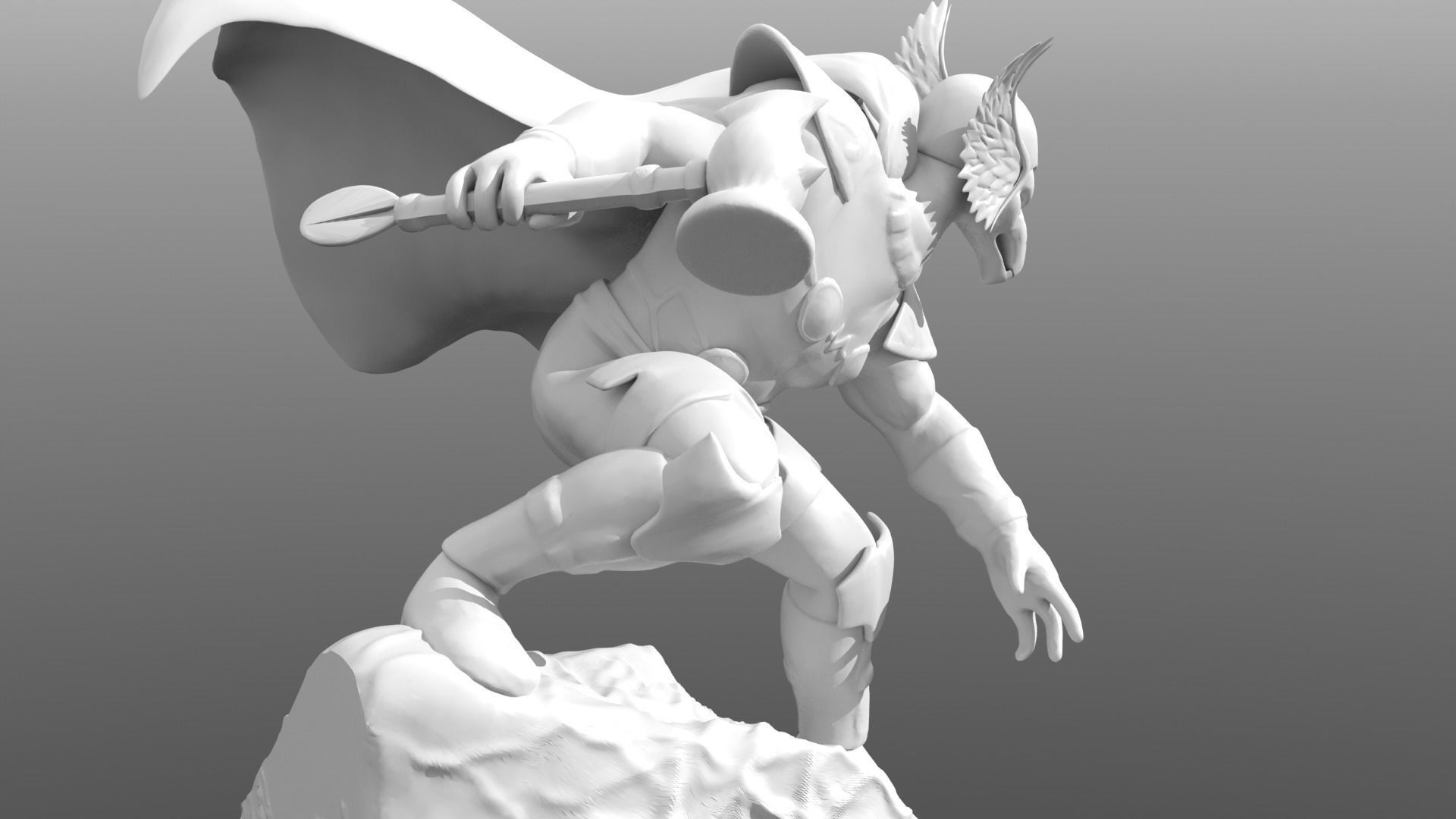 Beta Ray Bill 3D print model_4