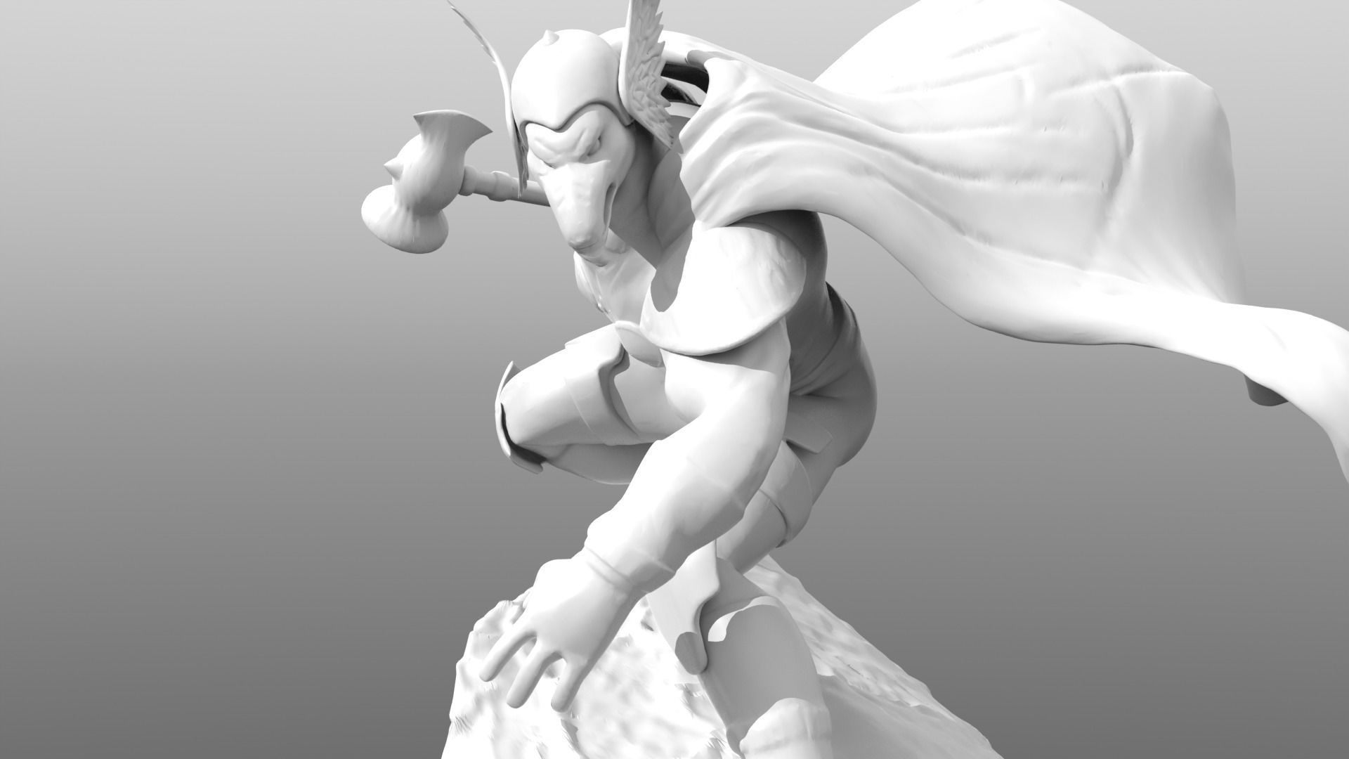 Beta Ray Bill 3D print model_1