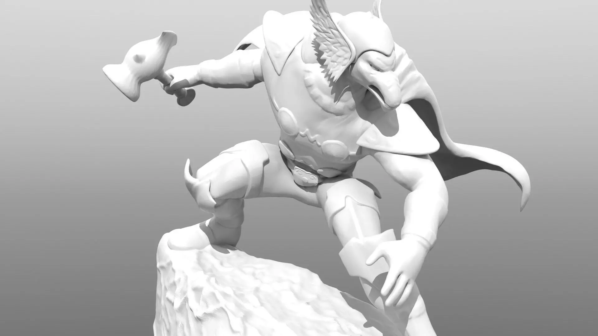Beta Ray Bill 3D print model_0