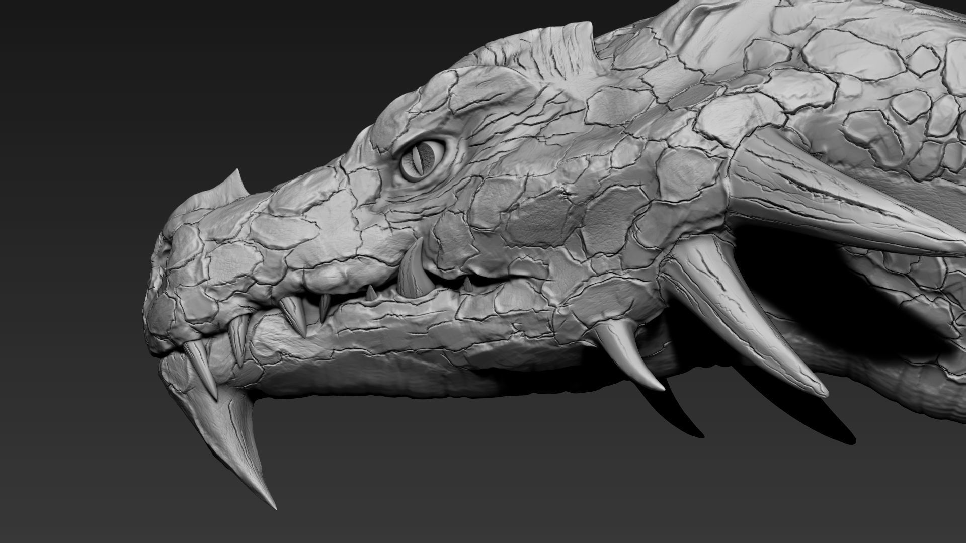 Dragon Head 3D model_5