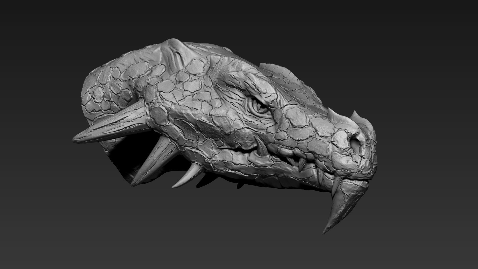 Dragon Head 3D model_1