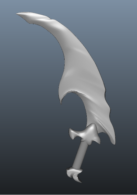Bone Sword 3D model_1