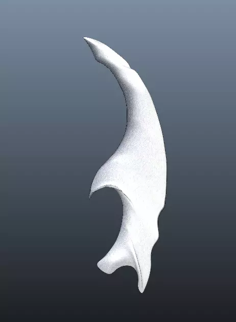 Bone Sword 3D model_0
