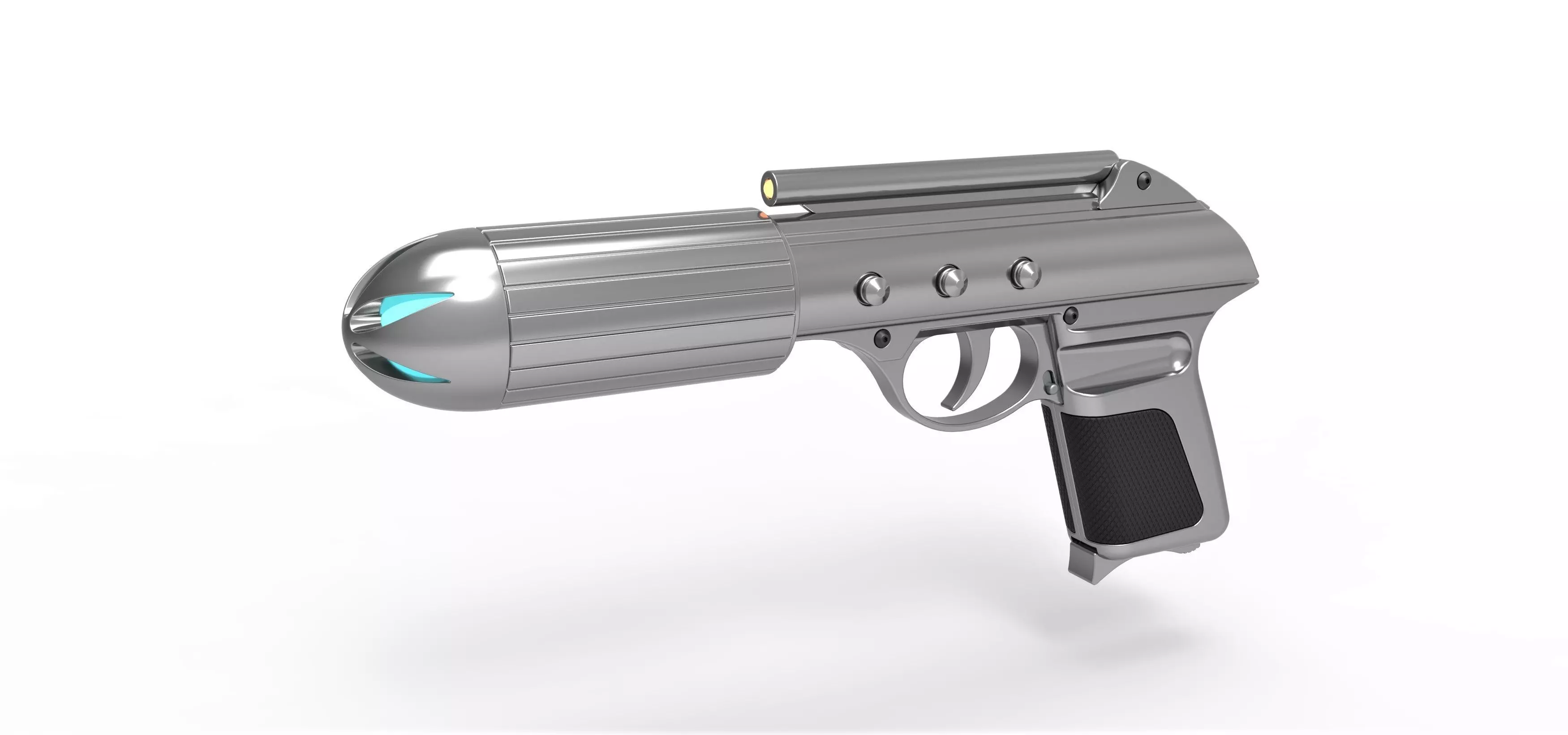 Standard issue agent sidearm J2 3D model