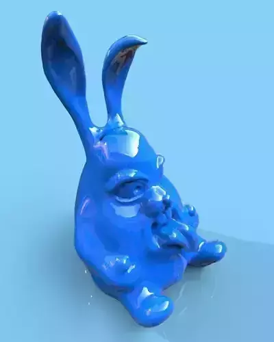 Bunny Piggy Bank 3D print model