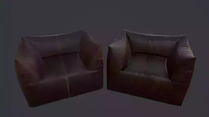 Leather Chairs Italia Style 