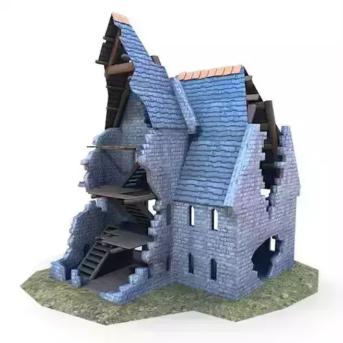 Medieval Building 48 Ruined Church