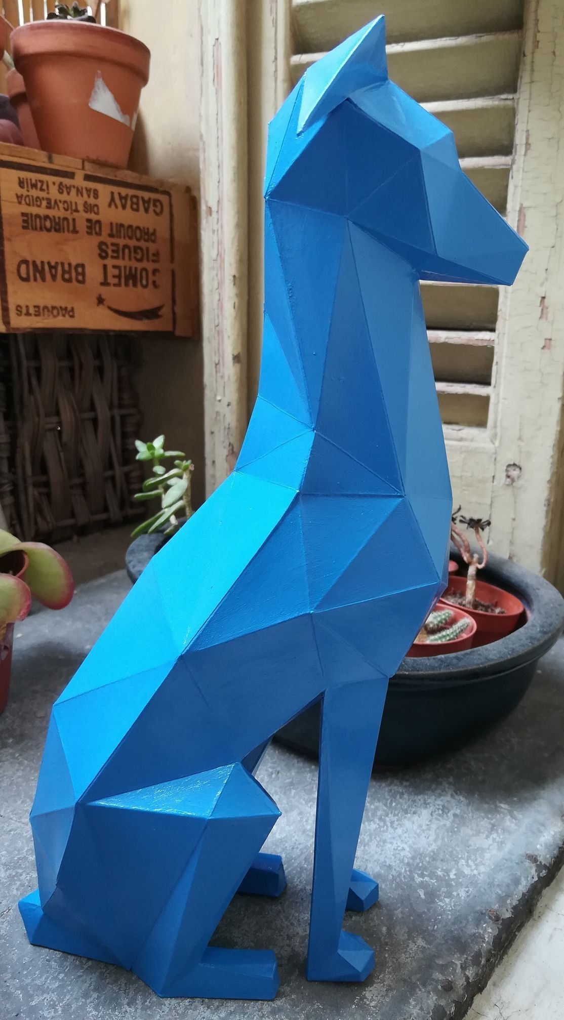 Lowpoly Doberman dog Free 3D print model_8