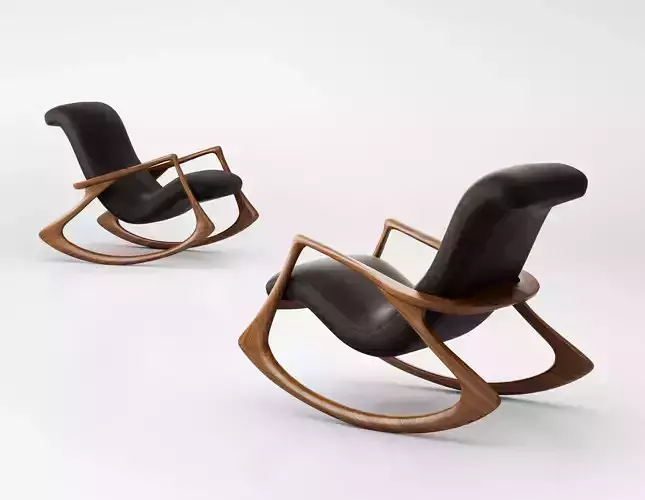 Vladimir Kagan Contour Rocking chair 175F