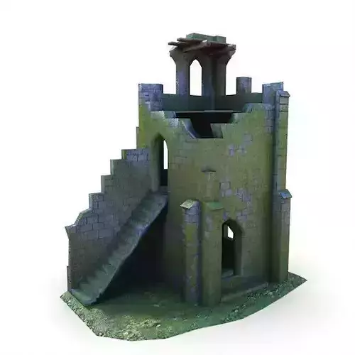 Medieval Building 51 Ruins