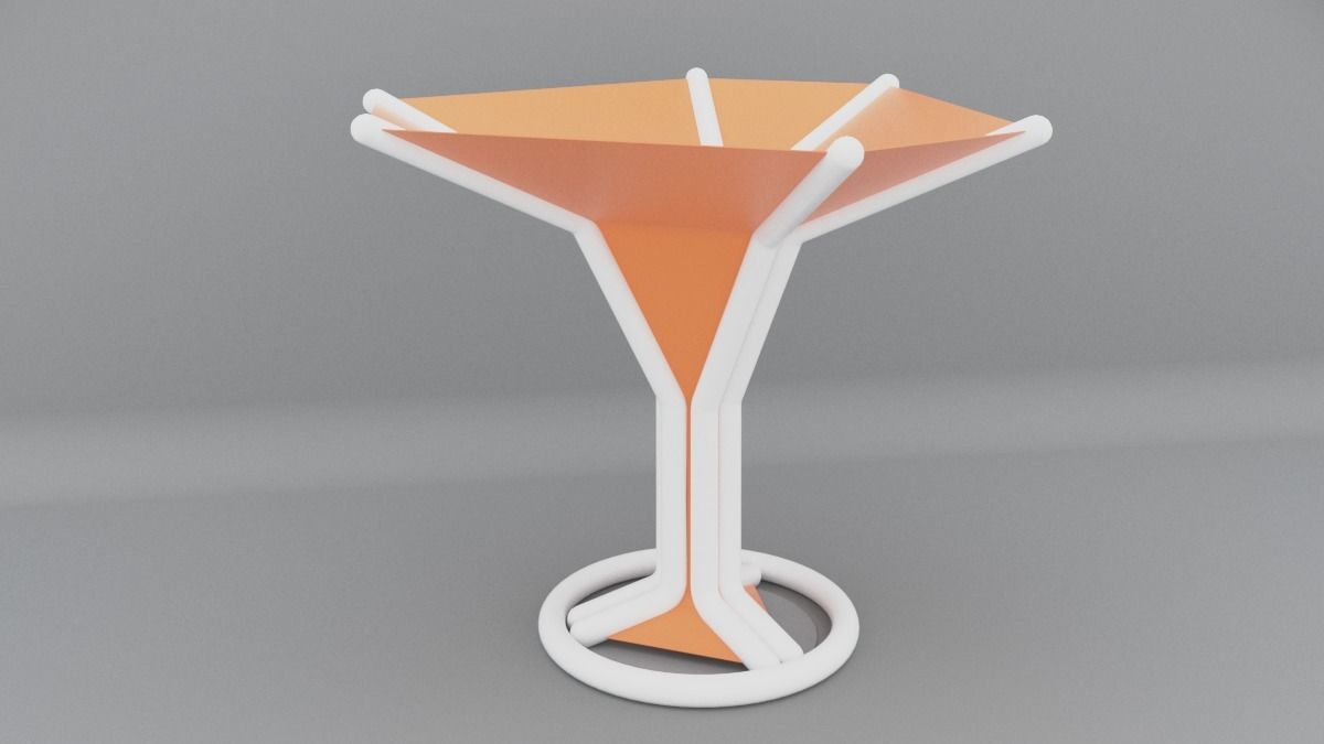 Rubber Tree Low-poly 3D model_2