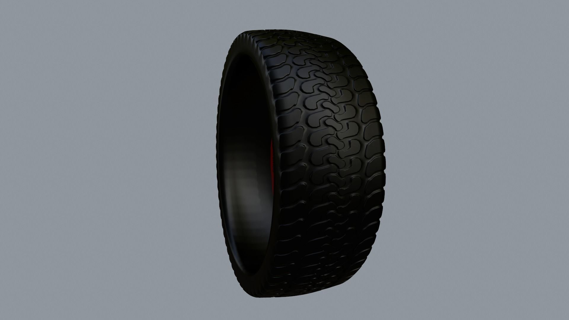 Wheel Low-poly 3D model_51