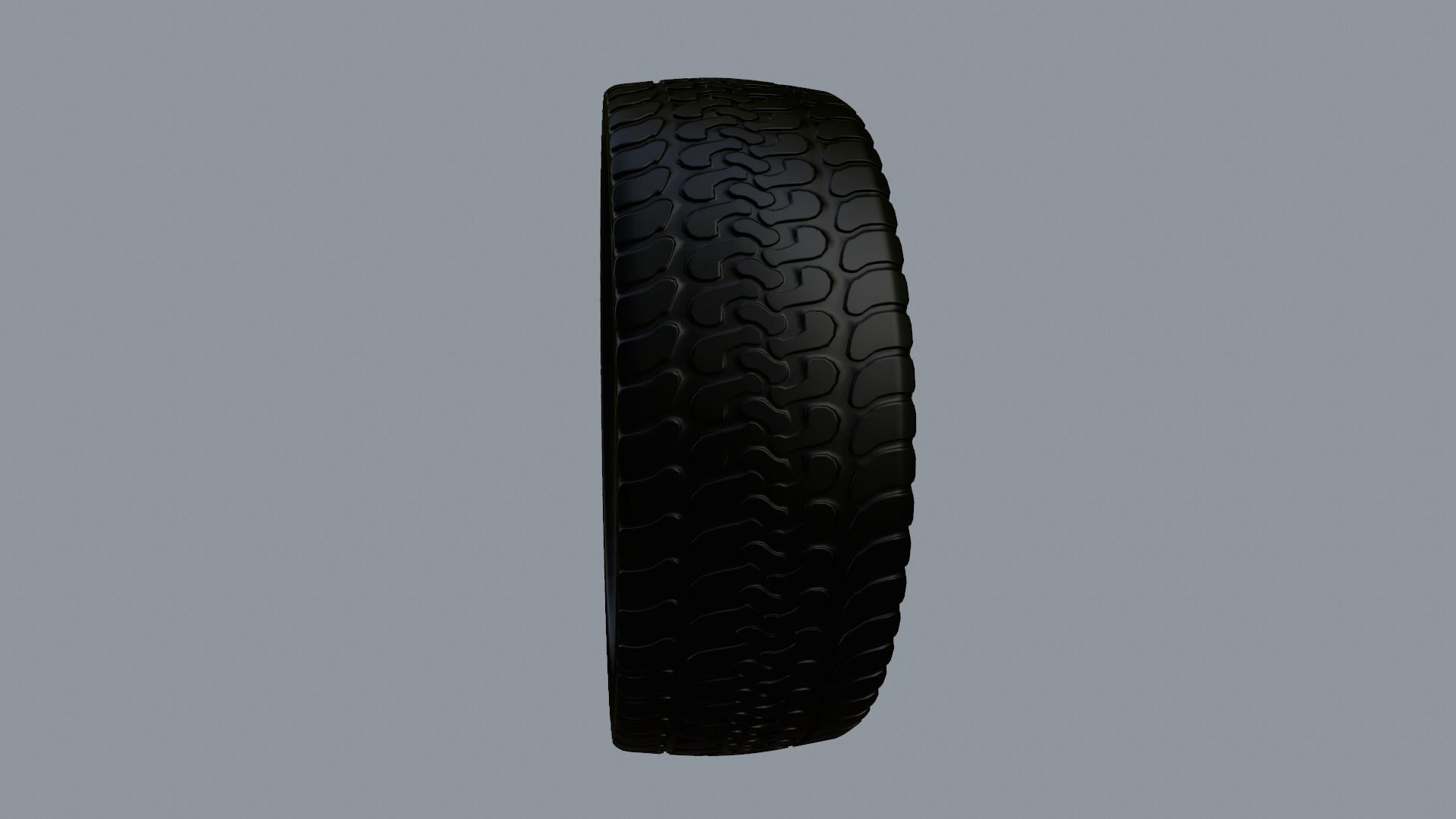 Wheel Low-poly 3D model_53
