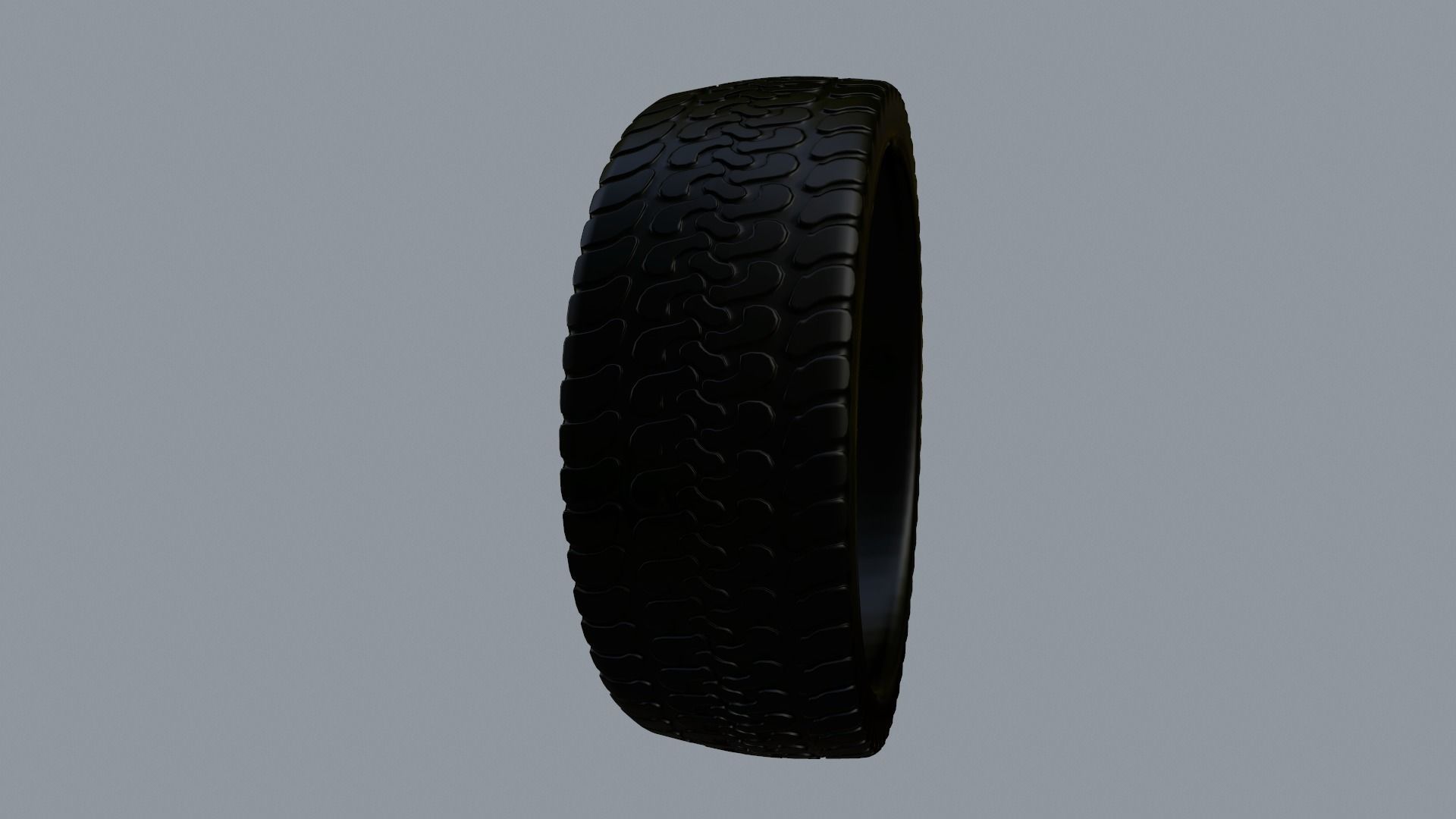 Wheel Low-poly 3D model_27