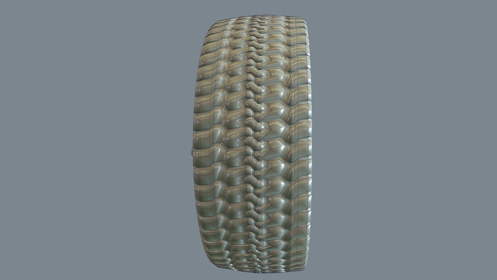 Wheel Low-poly 3D model_18