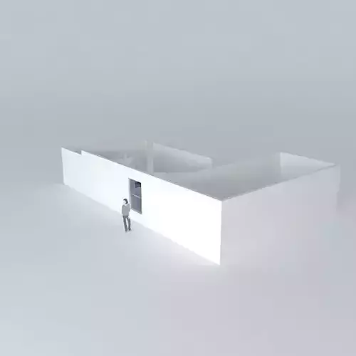 Hennepin building with man