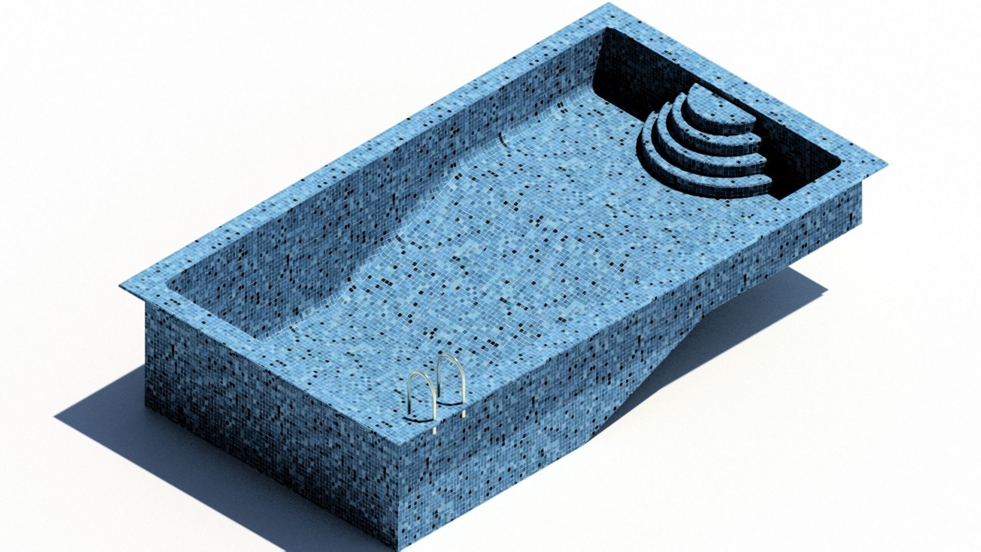 Swimming pool Free 3D model_2