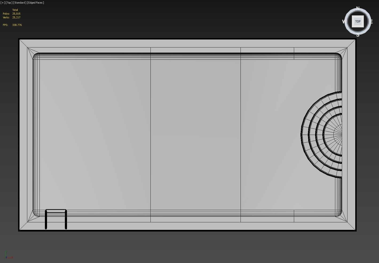 Swimming pool Free 3D model_7