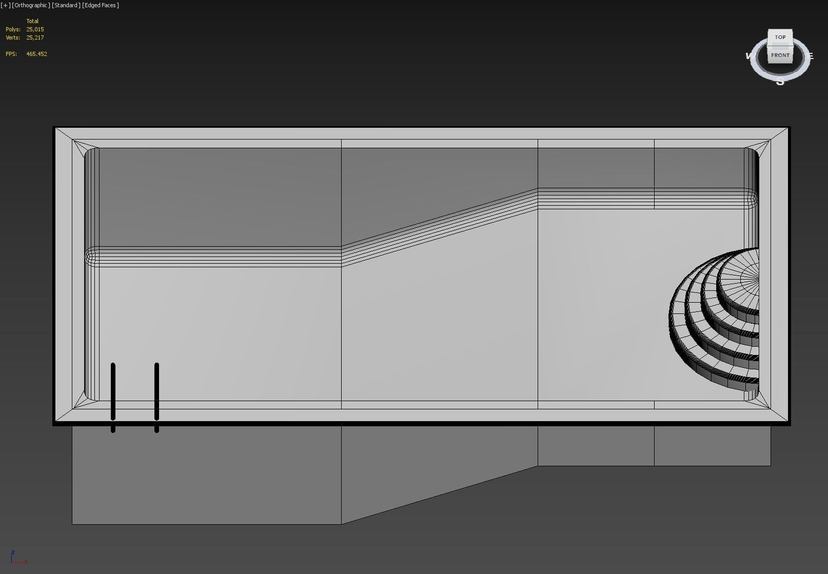 Swimming pool Free 3D model_5