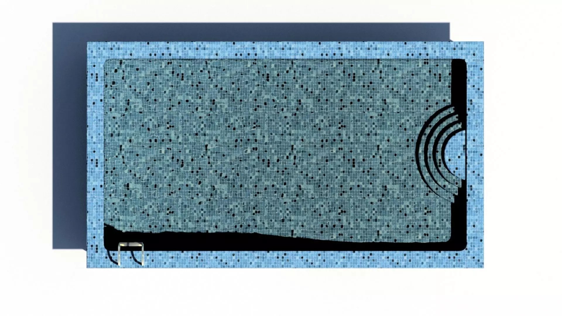 Swimming pool Free 3D model_0