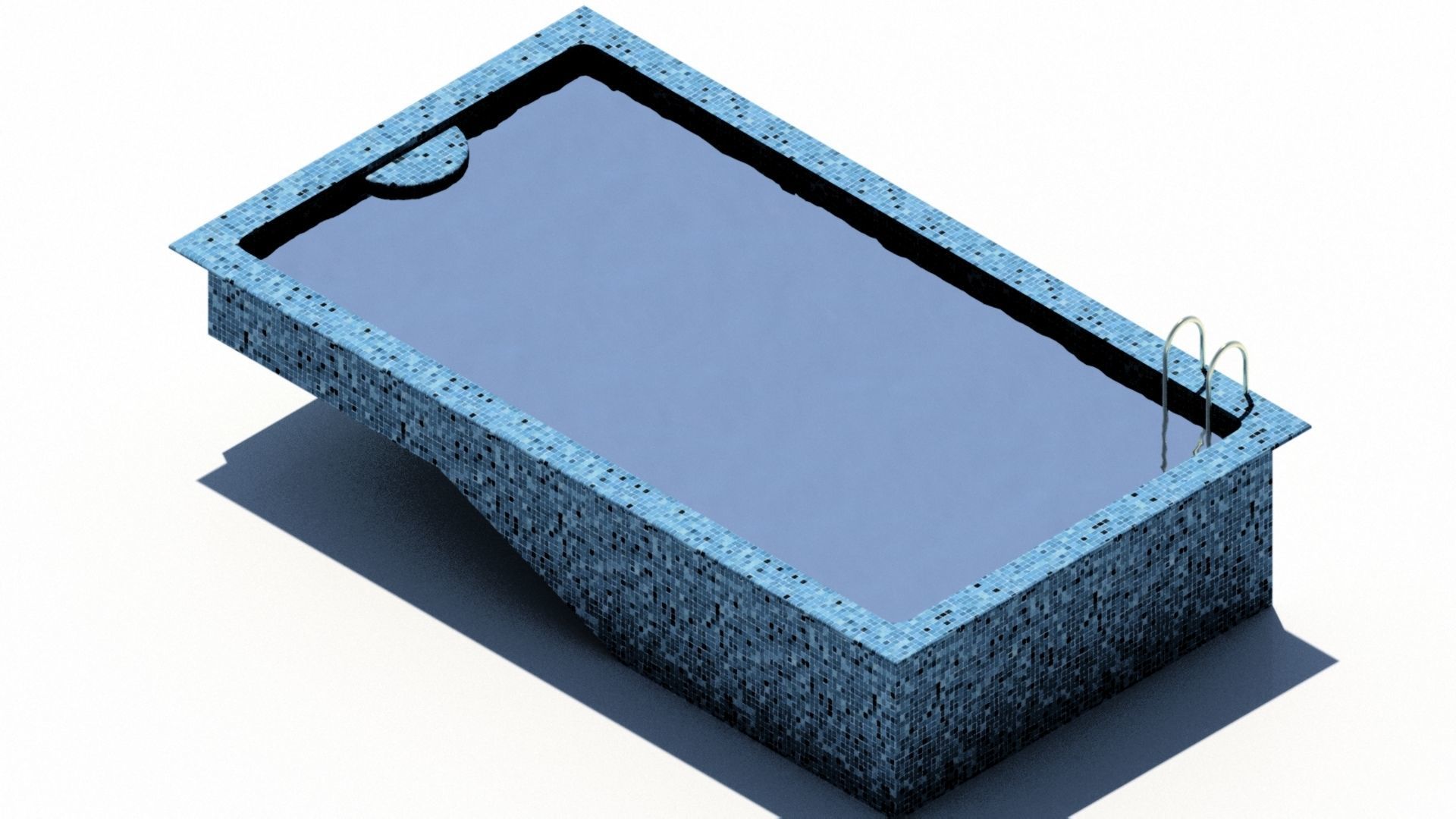 Swimming pool Free 3D model_3