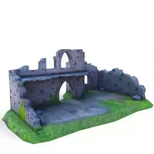 Medieval Building 55 Ruins