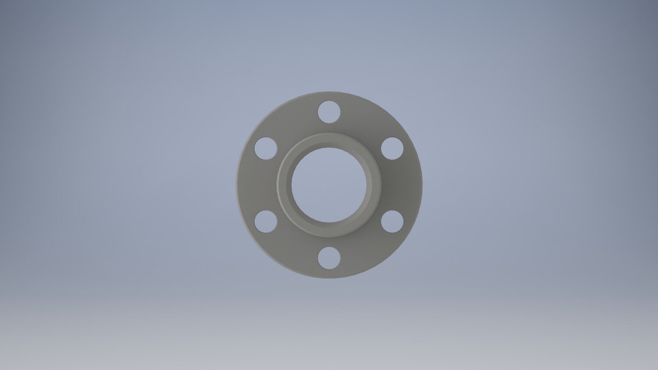 Trapezoidal nut T10 3D model_1