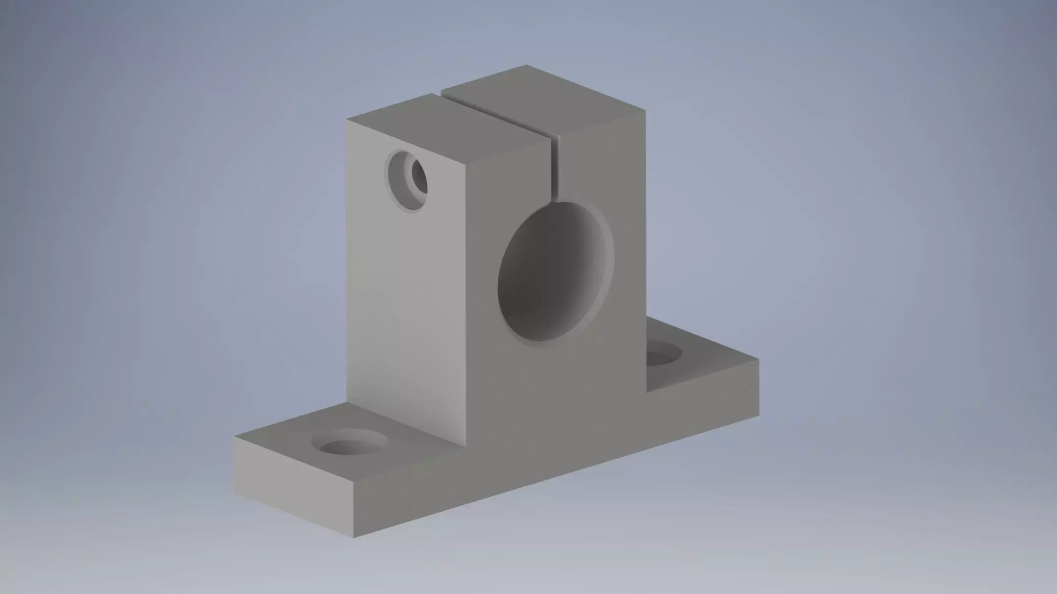 Guide rod holder 3D model_0