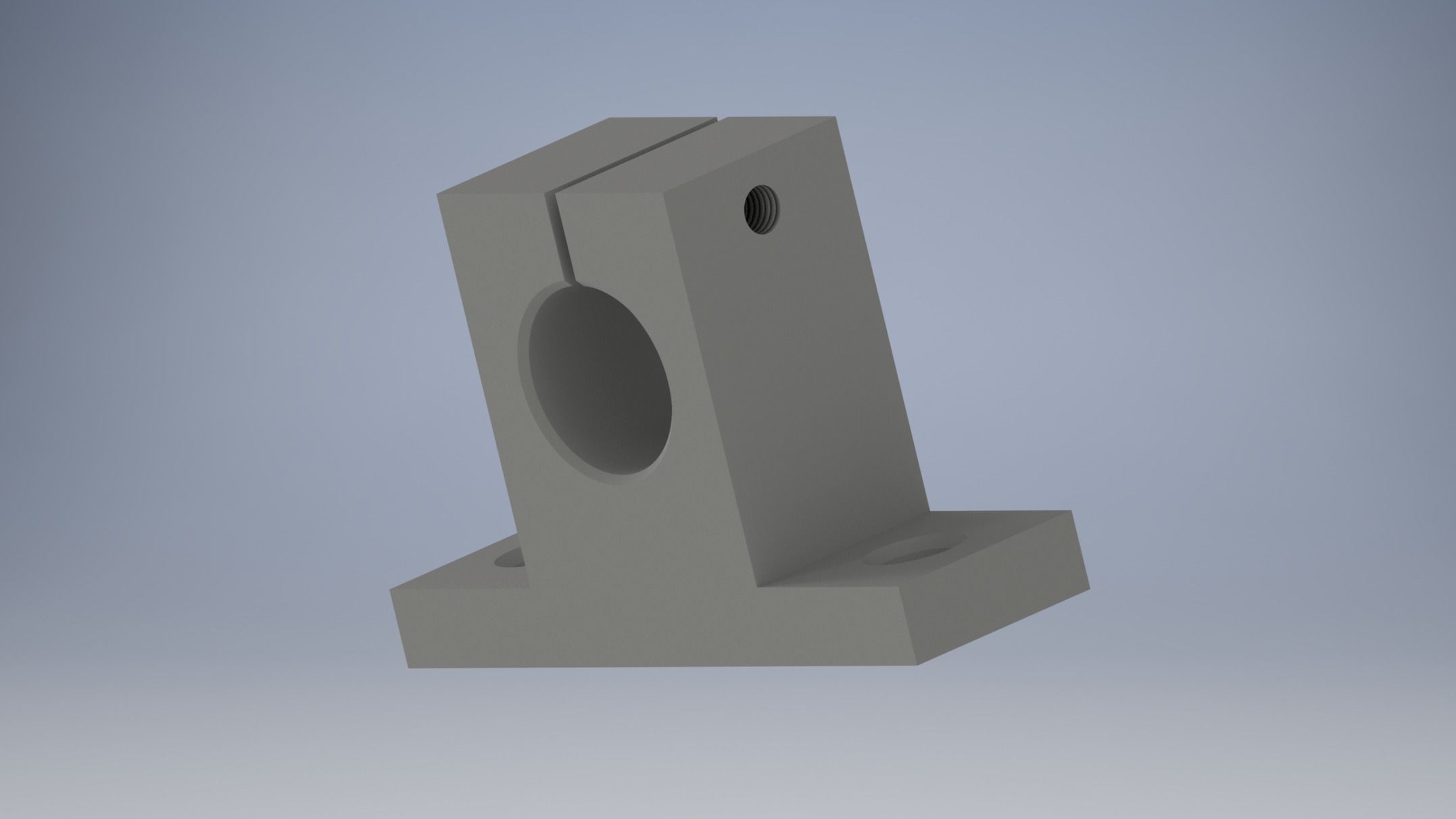 Guide rod holder 3D model_1