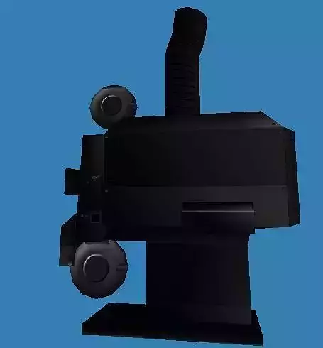 cine movie cam Low-poly 3D model
