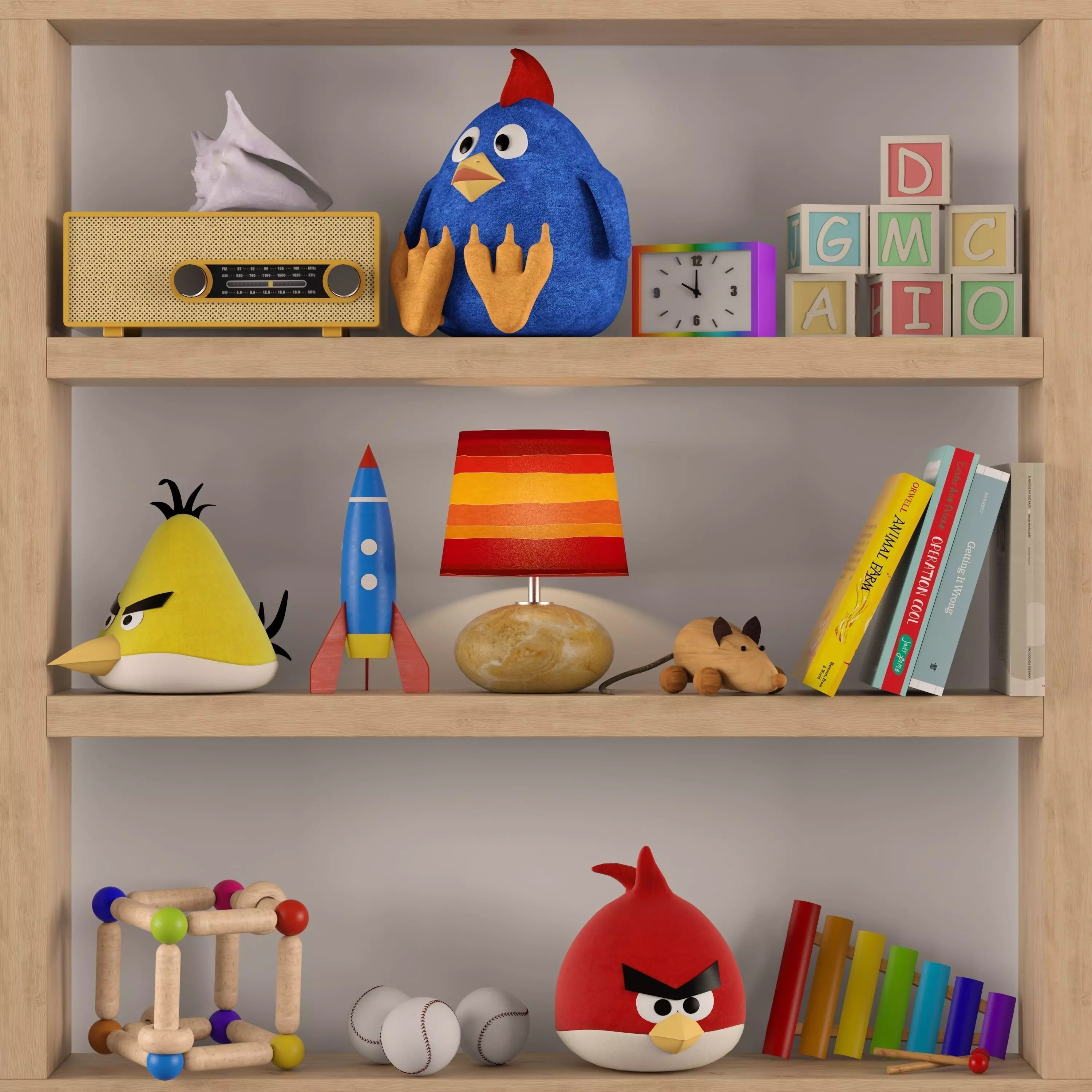 Kids toys 3D model_0