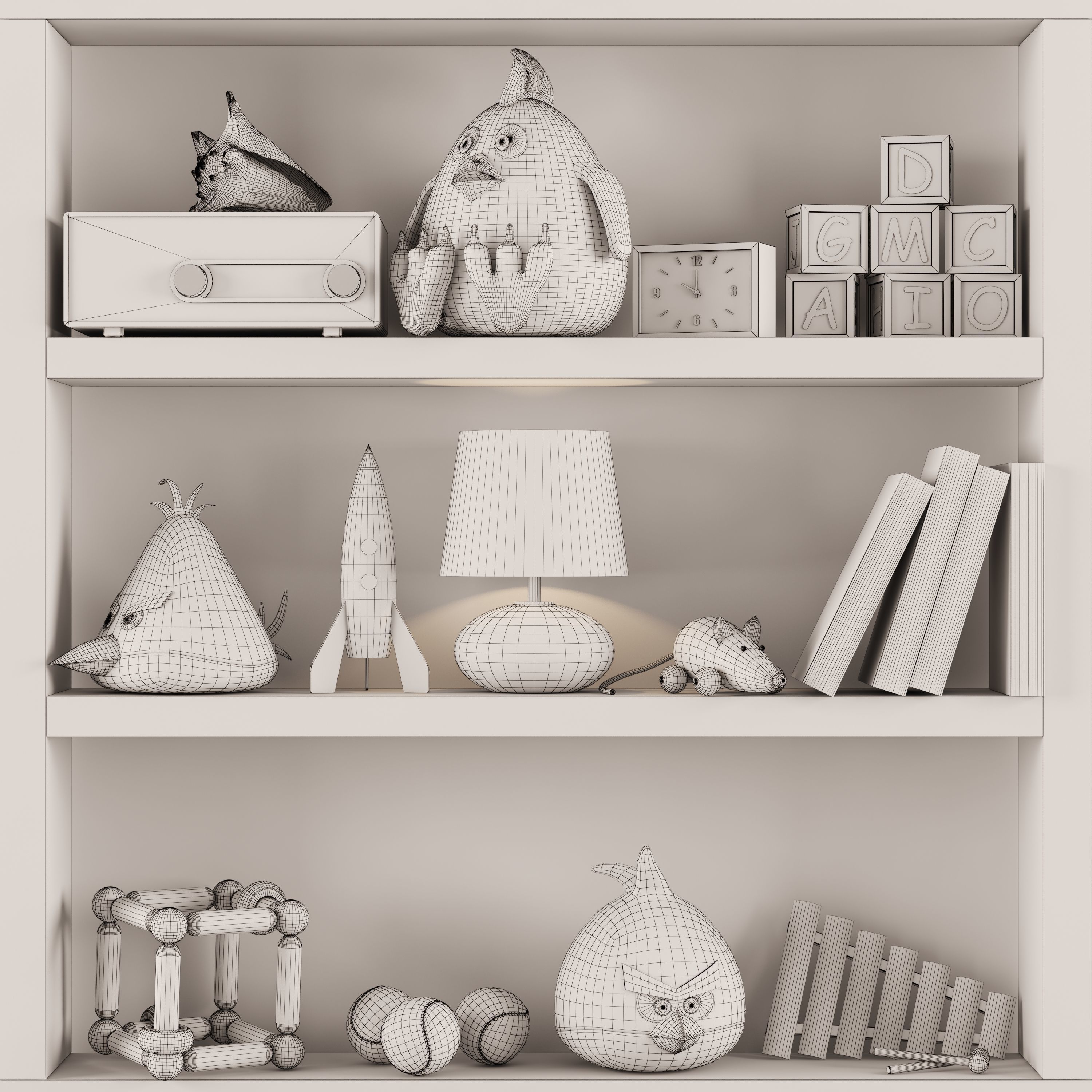 Kids toys 3D model_1