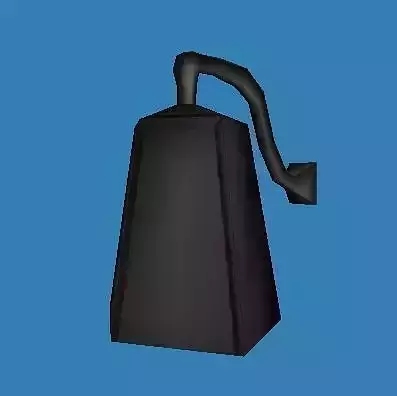 smallalleway lamp Low-poly 3D model