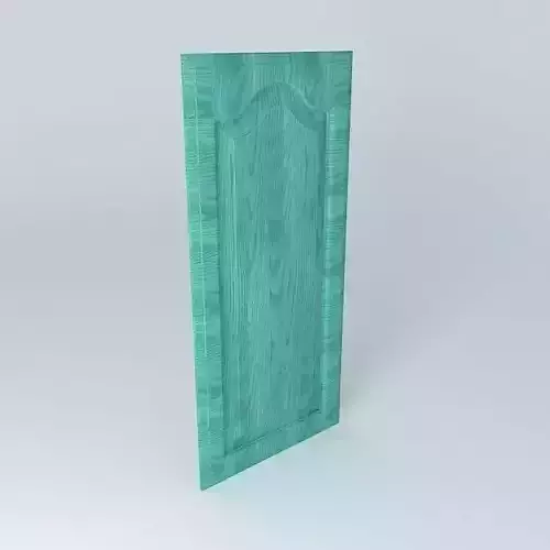 Turquiose door cabinet Free 3D model