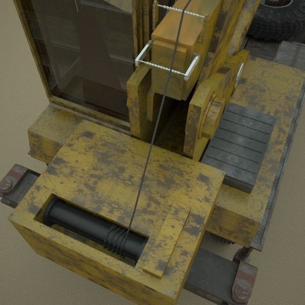 KS 2573 Auto Crane  3D model_14