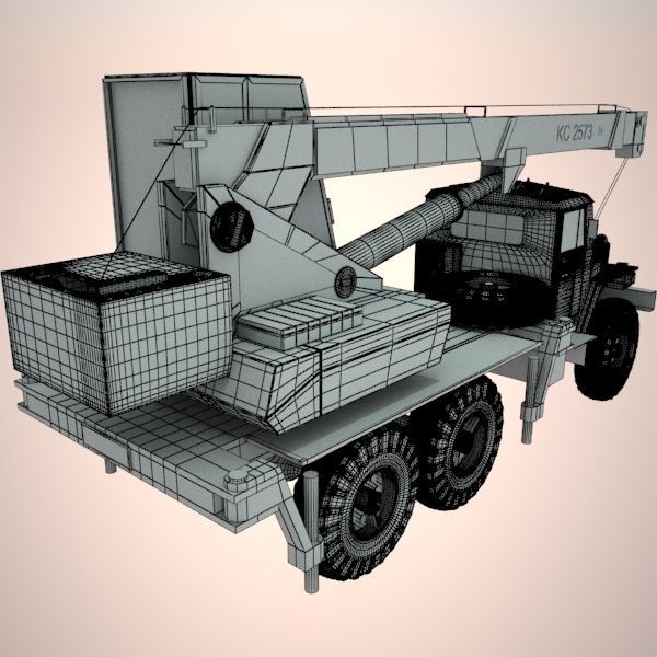 KS 2573 Auto Crane  3D model_17