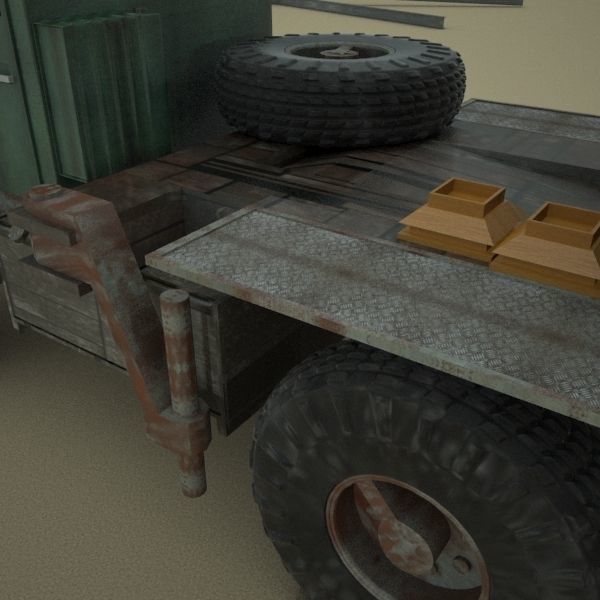 KS 2573 Auto Crane  3D model_6