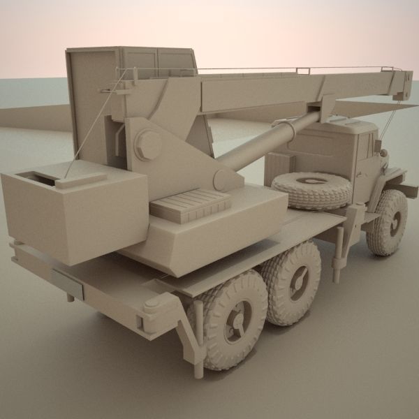 KS 2573 Auto Crane  3D model_11