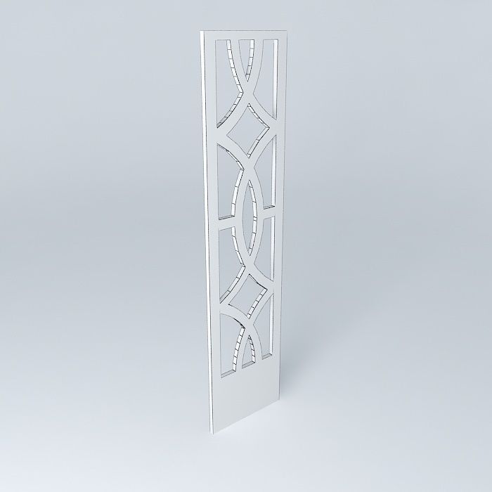 Regency screen Free 3D model_4
