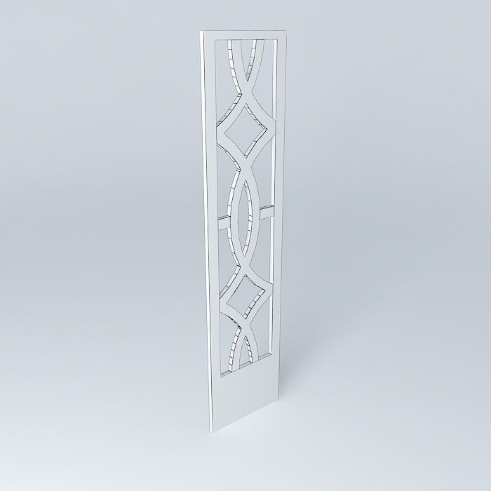 Regency screen Free 3D model_3