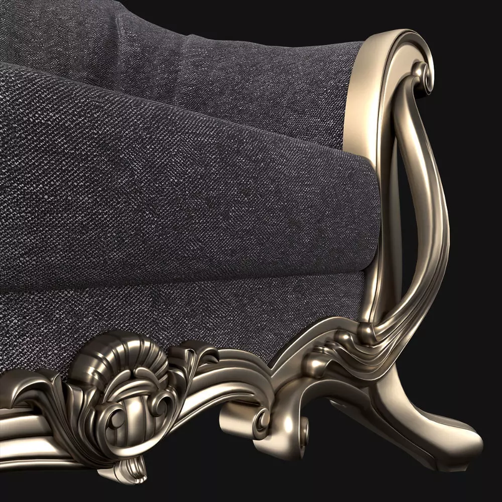 Classic Armchair MONDELUX 3D model