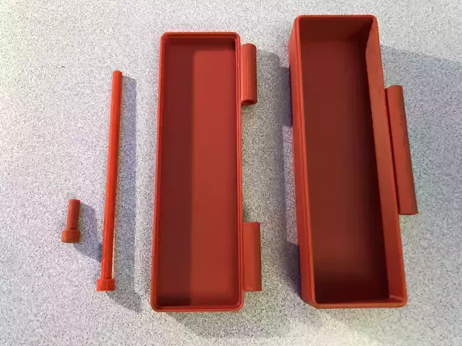 Vape Case with Hinge for Storing Vape Mods eg Voopoo Mojo Mod 3D print model