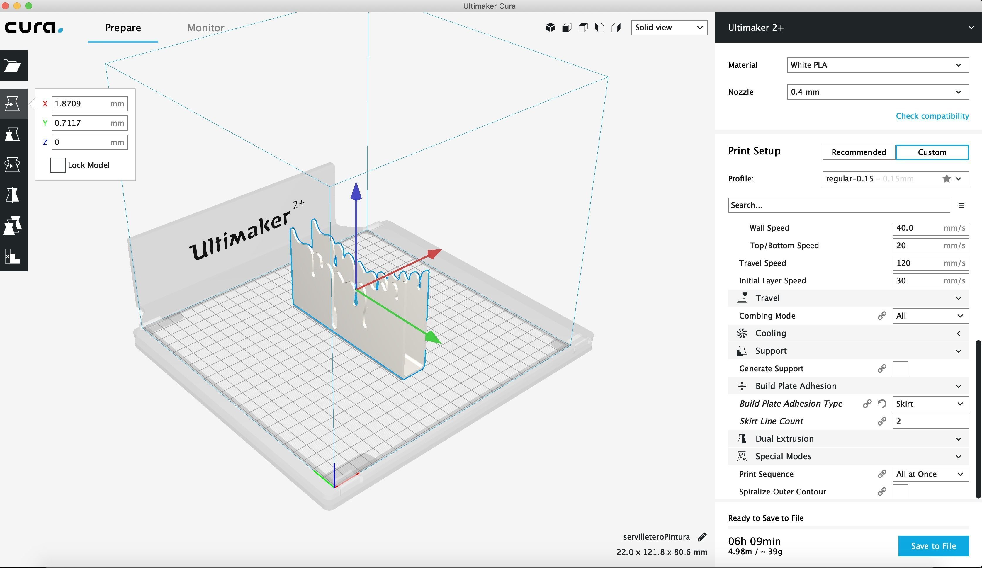 Napkin Holder  3D print model_1