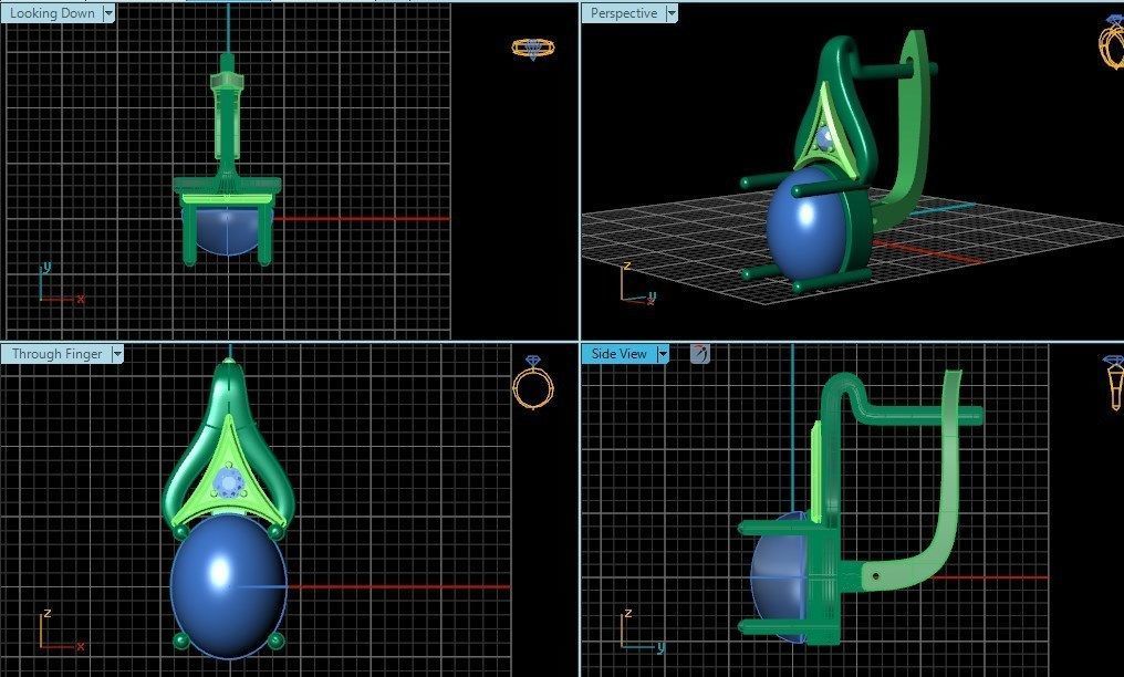 Earrings  dp 1 3D print model_6