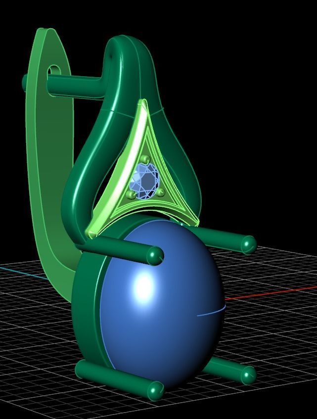 Earrings  dp 1 3D print model_8